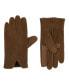 Фото #1 товара Men's Stretch Suede 3-Draw Touchscreen Gloves