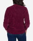 Фото #18 товара Women's Classic Chenille Diamond Stitch Turtleneck Sweater