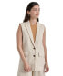 ფოტო #1 პროდუქტის Women's Weathered-Twill Sleeveless Vest