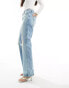 River Island straight leg jean in lightwash blue