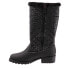 Фото #4 товара Trotters Benji 2.0 T2151-001 Womens Black Wide Leather Casual Dress Boots 7.5