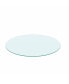 Фото #7 товара Round Tempered Glass Table Top Clear Glass