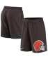Men's Brown Cleveland Browns Stretch Performance Shorts