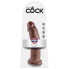 Фото #2 товара King Cock Dildo 9 - Brown