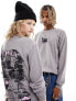 Фото #3 товара Reclaimed Vintage unisex long sleeve skate tee with surf graphic in grey