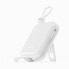 Фото #10 товара Powerbank z podstawką kabel USB-C i Iphone Lightning Cutie Series 10000mAh 22.5W biały