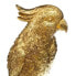 Фото #2 товара Dekofigur aus Polyresin, goldene Papagei