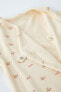 Фото #7 товара Комбинезон из ткани soft touch с завязками и цветами ZARA