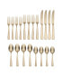 Aptitude Champagne Satin Flatware Set, 20 Piece