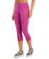 Women's Compression High-Rise Side-Pocket Cropped Leggings, Created for Macy's