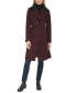 Women's Shawl Collar Wool-Blend Coat