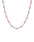 Фото #1 товара Cubic Zirconia Heart Accented Tennis Necklace