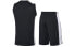 Trendy Sportswear Set Li-Ning AATP067-2 Black with Bright Patch Design