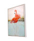 Wading Flamingo I Canvas