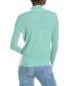 Sofiacashmere Modern Faux Wrap Cashmere Sweater Women's