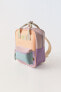 Фото #2 товара Небольшой прорезиненный рюкзак в пастельных тонах ZARA