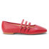 Matisse Nova Ballet Womens Red Flats Casual NOVA-600