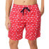 Фото #1 товара 2xist Men's Catalina Red Woven Printed Swim Trunks Sz. L 147379