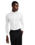 Фото #3 товара ASOS DESIGN formal skinny fit oxford shirt with double cuff in white