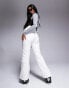 Фото #3 товара ASOS 4505 Ski soft shell water repellent kick flare ski trousers in white