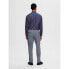 Фото #3 товара SELECTED Slim Liam Blue Check dress pants