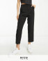 Miss Selfridge Petite slim cigarette trousers in black Черный, 42 - фото #2