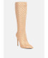 Фото #3 товара tinkles embossed high heeled calf boots