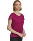 Women's Crewneck Flutter-Sleeve Blouse