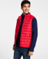ფოტო #7 პროდუქტის Men's Quilted Packable Puffer Vest, Created for Macy's