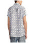 Men's Batik Short Sleeve Camp Collar Shirt