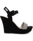 ფოტო #2 პროდუქტის Women's Chili Rhinestone Wedge Sandals