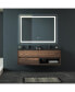 Фото #1 товара Зеркало LED Simplie Fun 40X32 дюйма для ванной комнаты с высокой яркостью, диммером и сенсорным выключателем