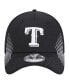 Фото #1 товара Men's Black Texas Rangers Active Dash Mark 39THIRTY Flex Hat