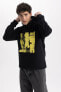 Фото #1 товара Tupac Regular Fit Sırt Baskılı Kapüşonlu Sweatshirt Z4156az23sp