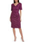 Фото #1 товара Js Collections Gianna Knee-Length Dress Women's Purple 2