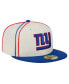 Men's Cream New York Giants Soutache 59FIFTY Fitted Hat