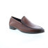 Zanzara Wells ZZ1676S Mens Brown Leather Loafers & Slip Ons Casual Shoes 9.5