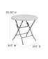 2.63-Foot Round Plastic Folding Table