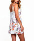 Фото #2 товара Women's Floral Relaxed Chemise Lingerie Trimmed in Lace