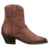 Фото #1 товара Lucchese Avie Studded Pointed Toe Cowboy Booties Womens Brown Casual Boots M6041