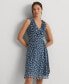 ფოტო #4 პროდუქტის Women's Belted Ruffled Fit & Flare Dress, Regular & Petite