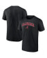 Фото #2 товара Men's Black Alabama Crimson Tide Campus T-shirt