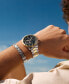 ფოტო #7 პროდუქტის Men's Two-Tone Stainless Steel Bracelet Watch 44mm