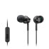 Sony MDR-EX110AP - Headset - In-ear - Calls & Music - Black - Binaural - 1.2 m