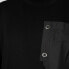 Фото #2 товара мужской джемпер черный трикотажный с круглым вырезом Les Hommes Sweter