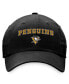 Фото #4 товара Women's Black Pittsburgh Penguins Fundamental Two-Hit Adjustable Hat