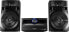 Panasonic Mini-System, 300 W, 2-Wege-Lautsprecher, Woofer:13 cm, CD-Player, CD-R/R W, Bluetooth, USB, DAB/DAB +, 30 FM/15AM RDS, AUX, Audio-Qualität, blaue Beleuchtung, Schwarz DAB/DAB+ Radio blau