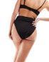 Фото #6 товара Weekday Heat high waist bikini bottom in black