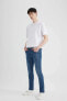 Фото #10 товара B4671 Carlo Skinny Fit Dar Paça Jean Pantolon