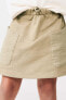 Фото #6 товара Комбинированная юбка с карманами ZARA